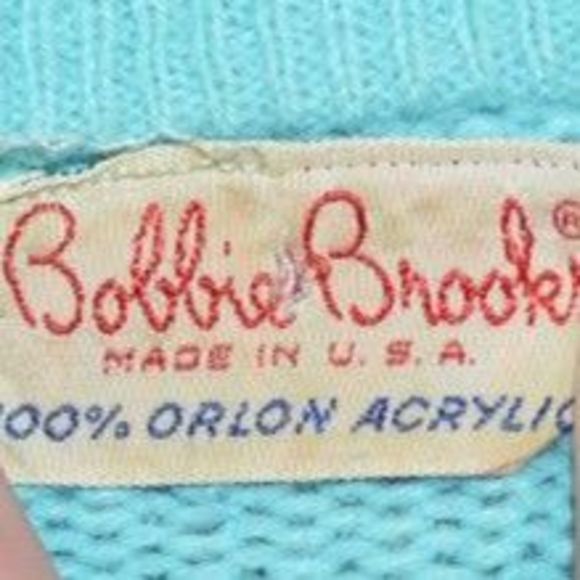 Vintage 1950s 1960s MCM Bobbie Brooks Atomic Starburst Cardigan Sweater - Picture 5 of 9